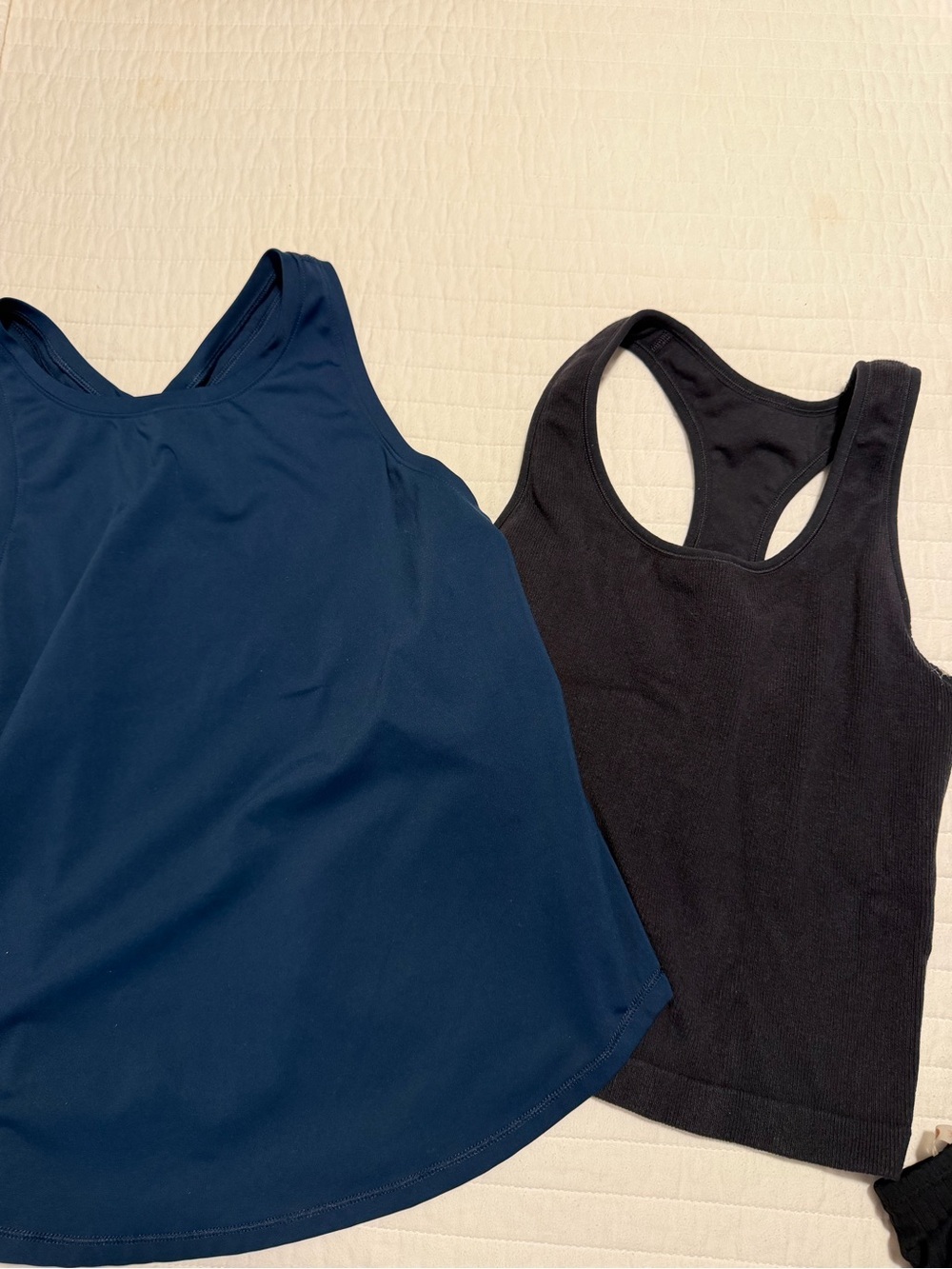 Old Navy Racerback Tank Tops in Navy and Black
